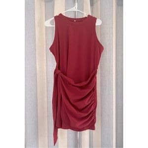 Red Sleeveless Mini Dress